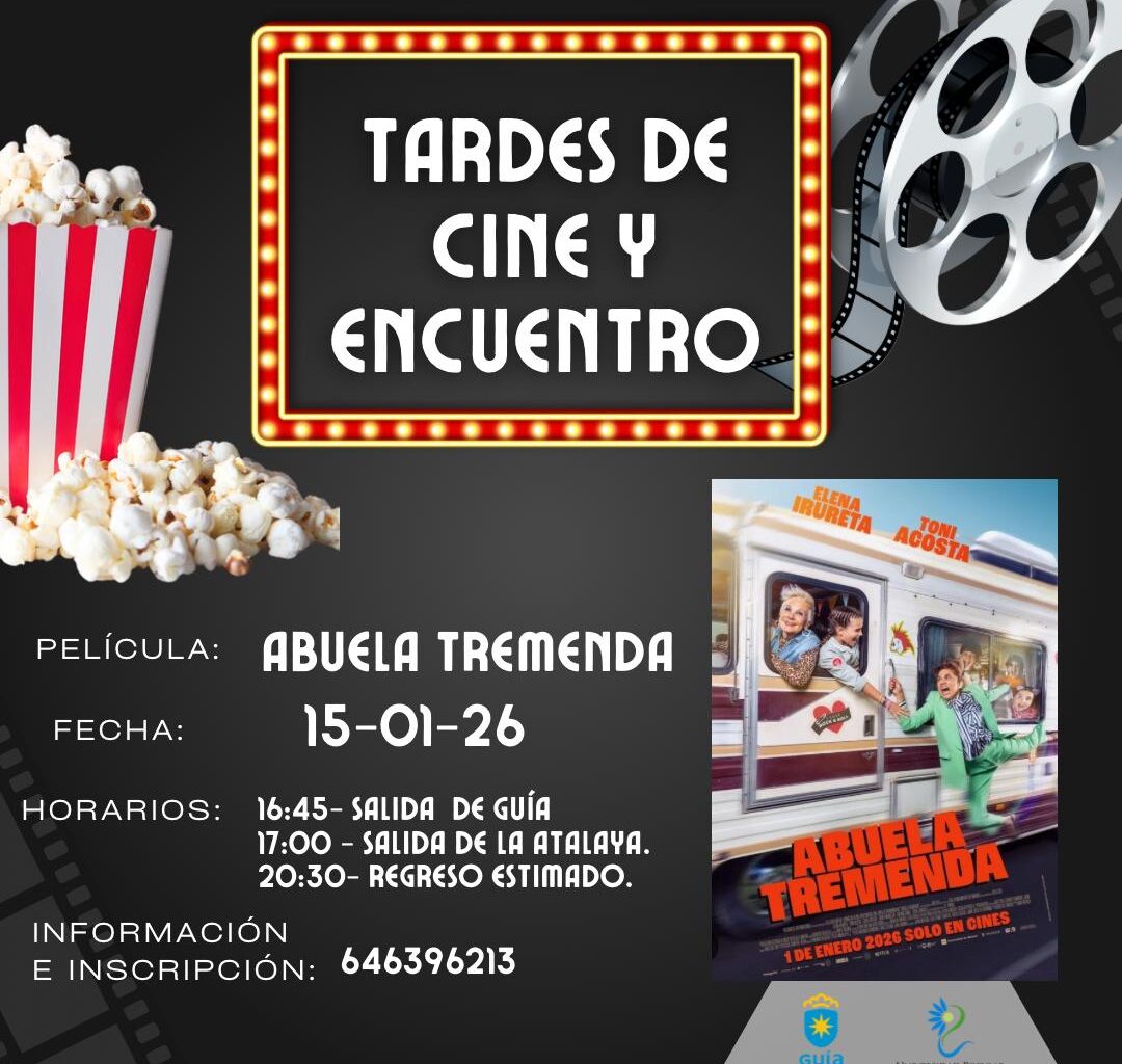 Las “Tardes de Cine y Encuentro” de este 2026 arrancan este jueves con la película ‘Abuela Tremenda’
