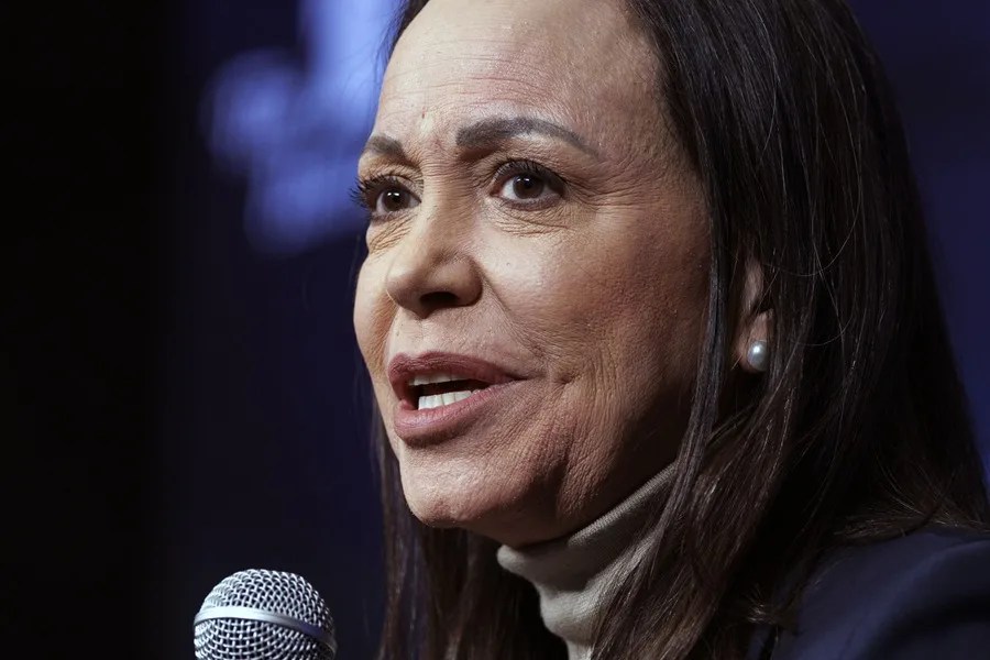 María Corina Machado dice que Delcy Rodríguez solo "cumple órdenes" de Trump y no representa a Venezuela