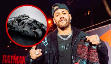 Neymar se compra el Batmóvil de ‘El Caballero Oscuro’ por 1,3 millones de euros pero no lo puede conducir