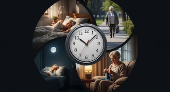 Personas mayores con rutinas irregulares