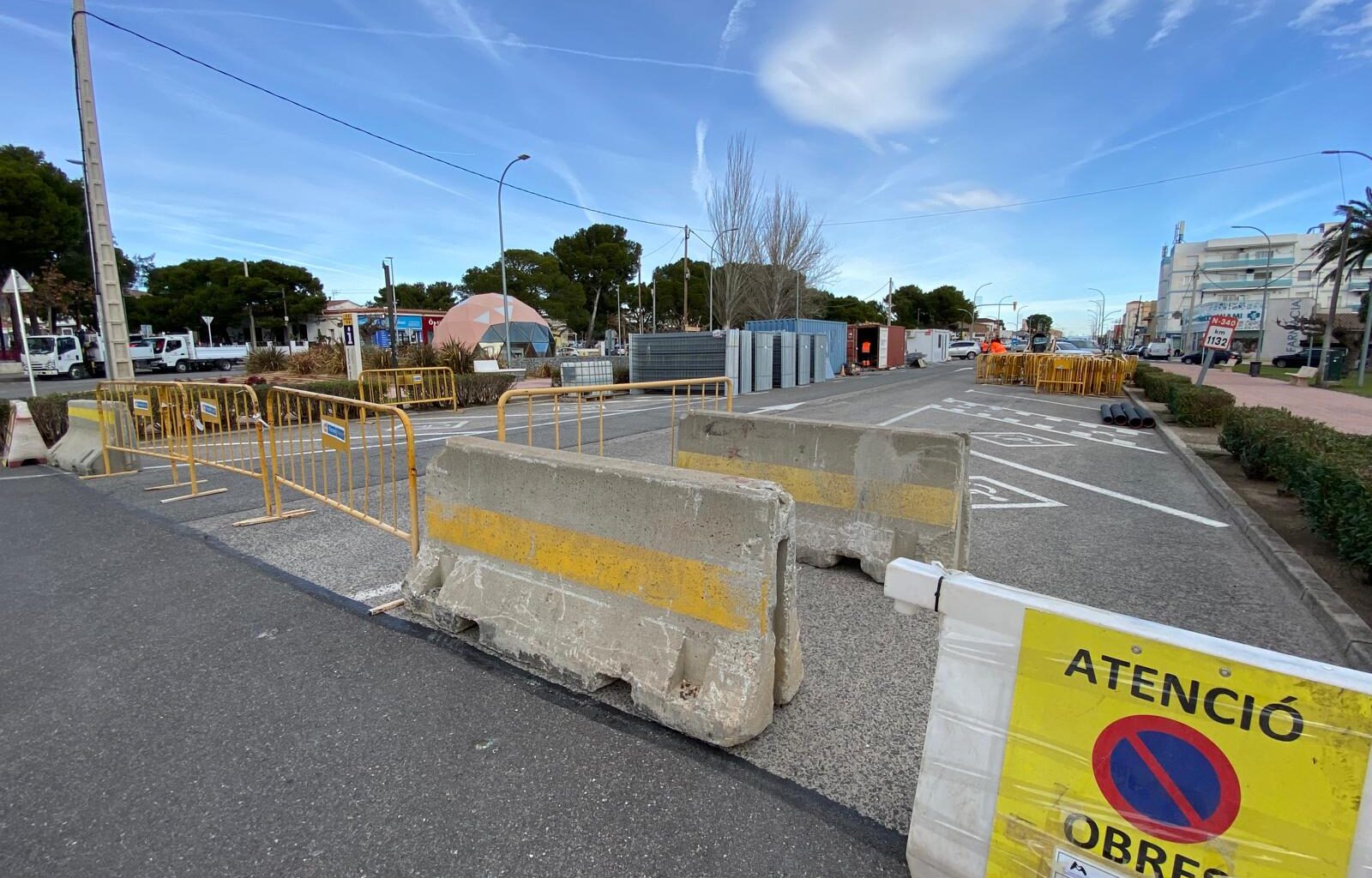 Comienzan las obras de la tercera fase de la avenida de Barcelona de Miami Platja