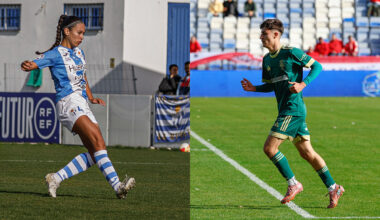 Dos caminos, un mismo sueño: Paula Albarrán y Pablo Évora, unidos por Huelva y por el fútbol - Albiazules.es | Recre