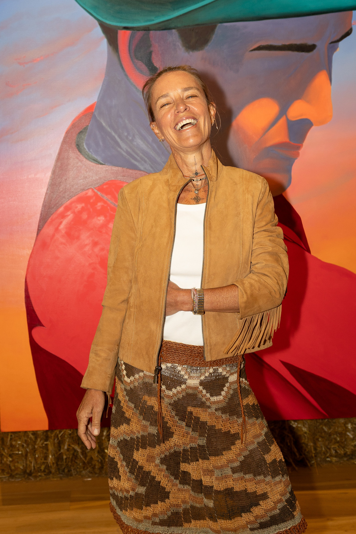 Josie Bridge en la apertura de Ana Segovia en la Fundación Cervieri Monsuárez.