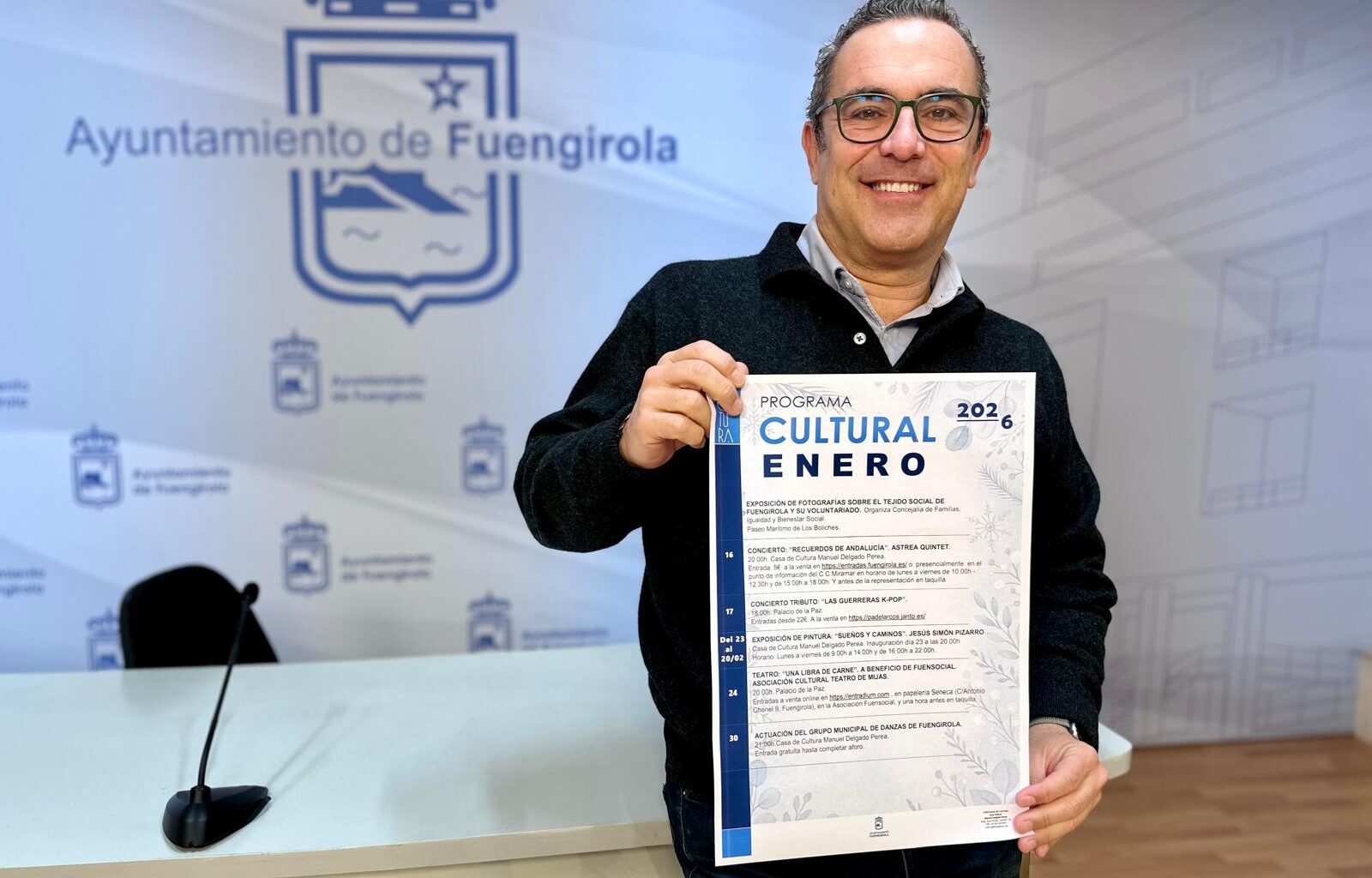 El Ayuntamiento de Fuengirola organiza seis actividades culturales para todos los públicos en la segunda quincena de enero