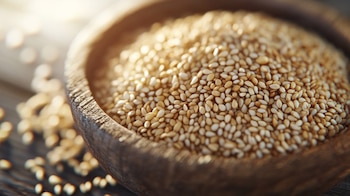 Incorporar semillas de sésamo en