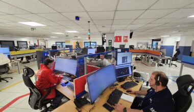 Centro Coordinador de Emergencias y Seguridad (CECOES) 1 1 2, sala operativa Gran Canaria