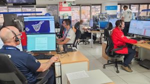 Centro Coordinador de Emergencias y Seguridad (CECOES) 1 1 2, sala operativa Tenerife