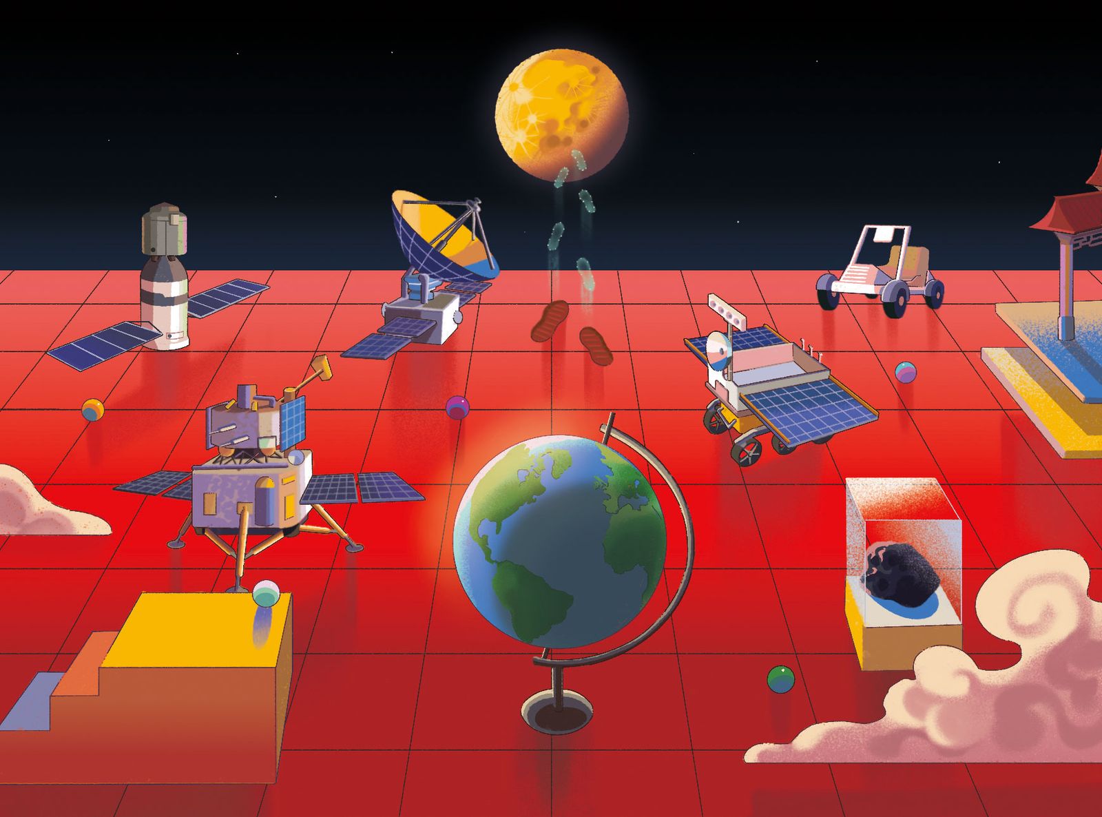 Astronomía espacio exterior y planeta.