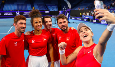 Suiza se enamora de la United Cup. Fuente: Getty