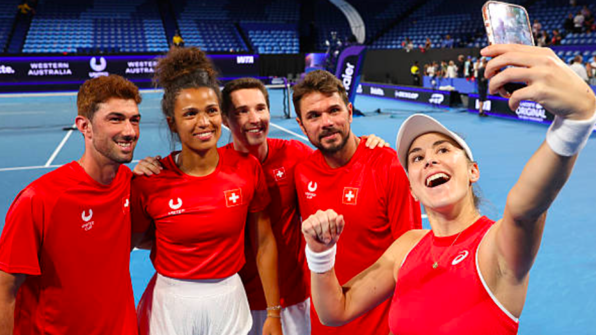 Suiza se enamora de la United Cup. Fuente: Getty