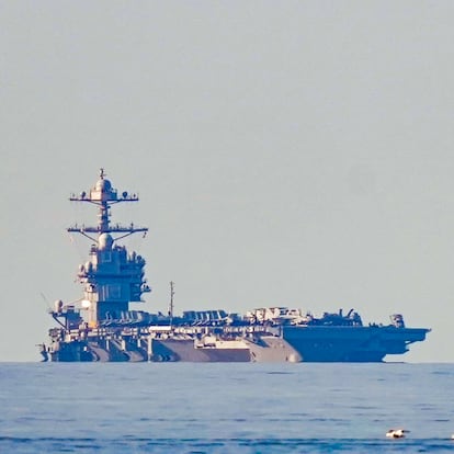 El portaaviones estadounidense Gerald Ford