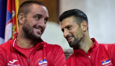 Troicki, sobre la ausencia de Djokovic en el Chile - Serbia de Copa Davis: "Es una fecha extremadamente incómoda para él". Foto: Gettyimages