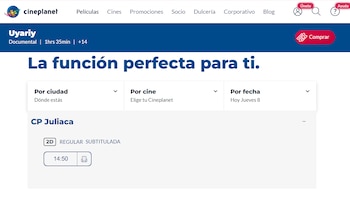 Restricción en horarios de proyección