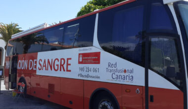 La unidad móvil de donación de sangre estará en Guía del 7 al 9 de enero