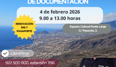 Candelaria acoge una nueva jornada de expedición de DNI y pasaportes el 4 de febrero – Candelaria