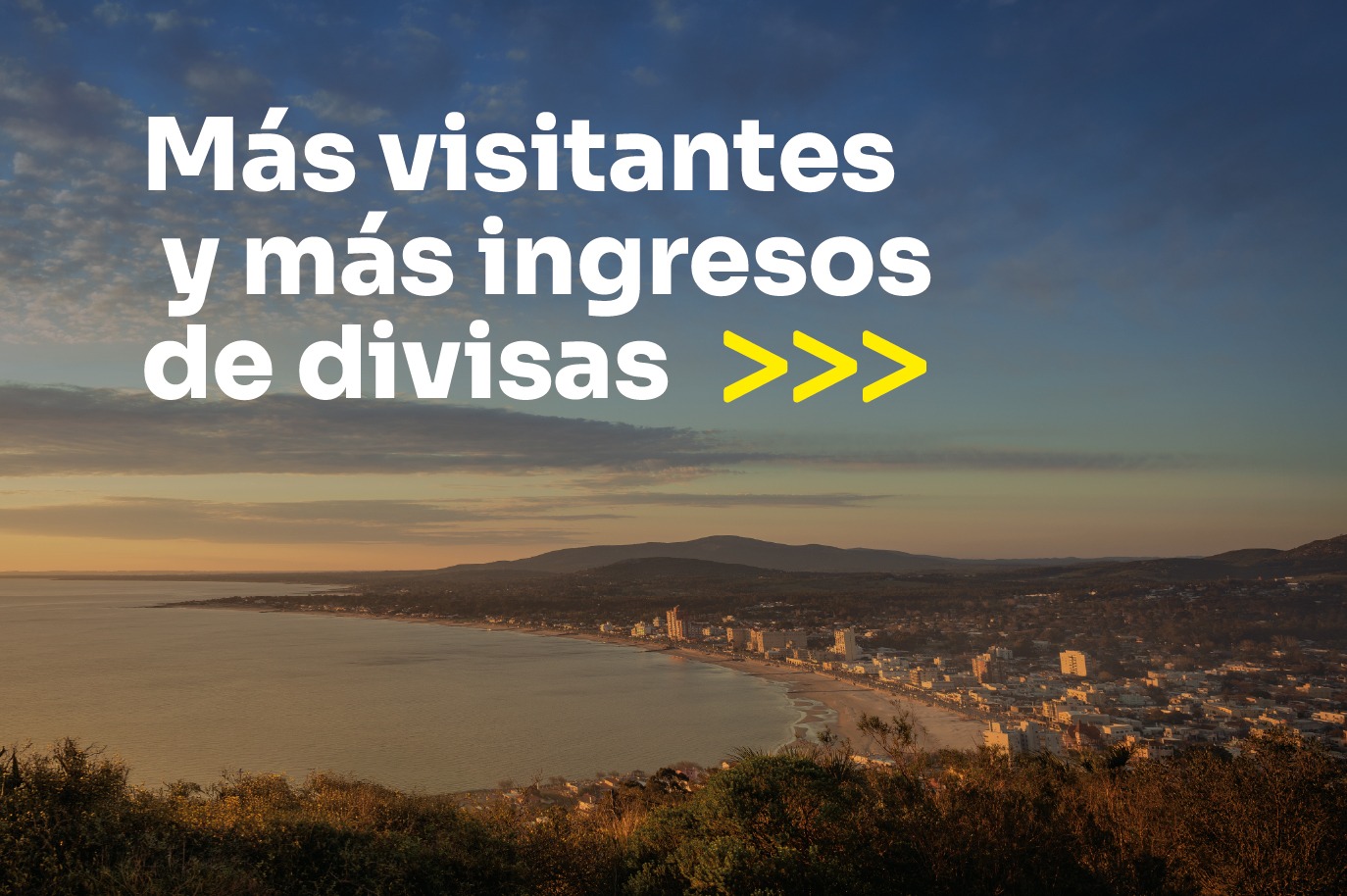 En 2025, los ingresos por divisas del turismo en Uruguay crecieron más de un 16 %, alcanzando U$U 2.040 millones