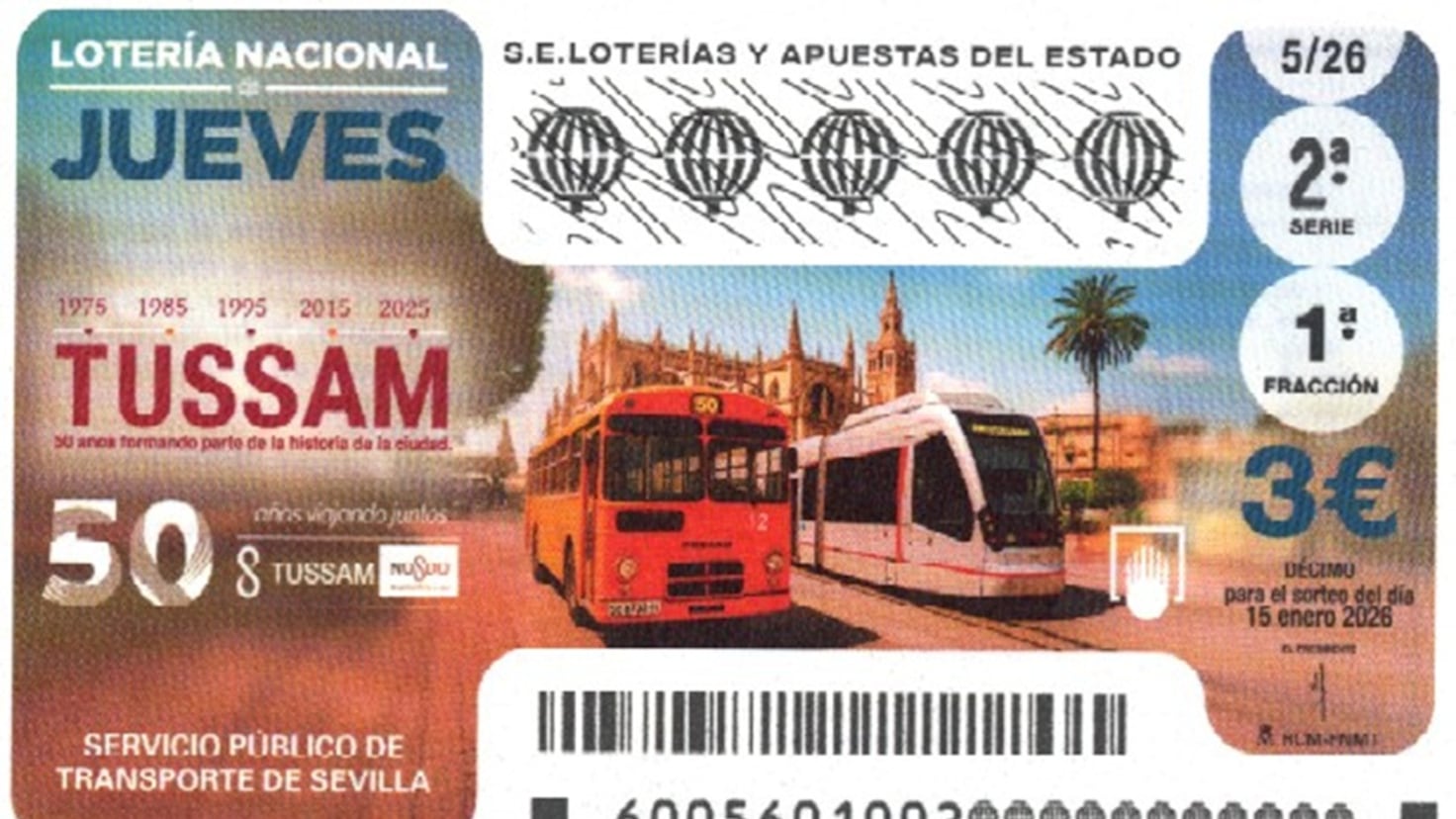 Lotería Nacional: comprobar los resultados y premios del sorteo de hoy, jueves 15 de enero