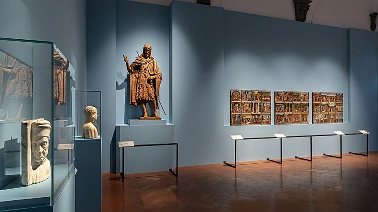 La muestra, parte de la cual se muestra en esta fotografía, permanecerá abierta hasta Hasta el 25 enero de 2026