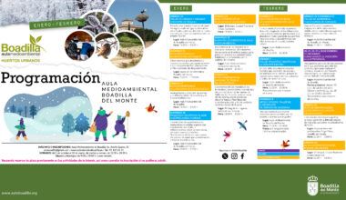 El Aula Medioambiental ofrece los próximos meses rutas, talleres y actividades familiares