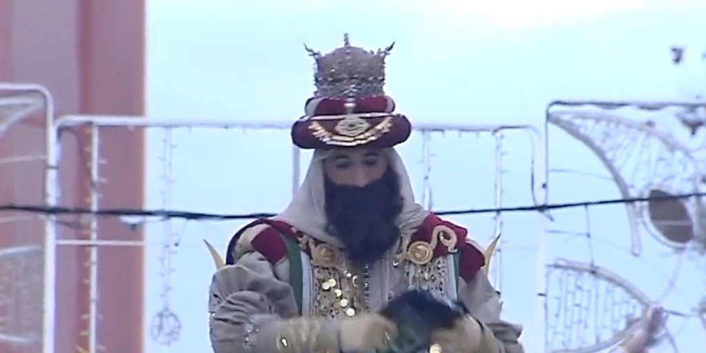 Álvaro Valles, el Rey Gaspar que ha repartido magia, jamones y hasta una pedida de matrimonio