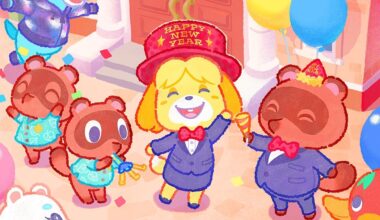 Nintendo elige esta ilustración de Animal Crossing para desearnos feliz Año Nuevo 2026
