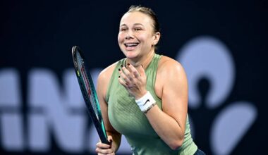 Anisimova preocupa de cara al Open de Australia.