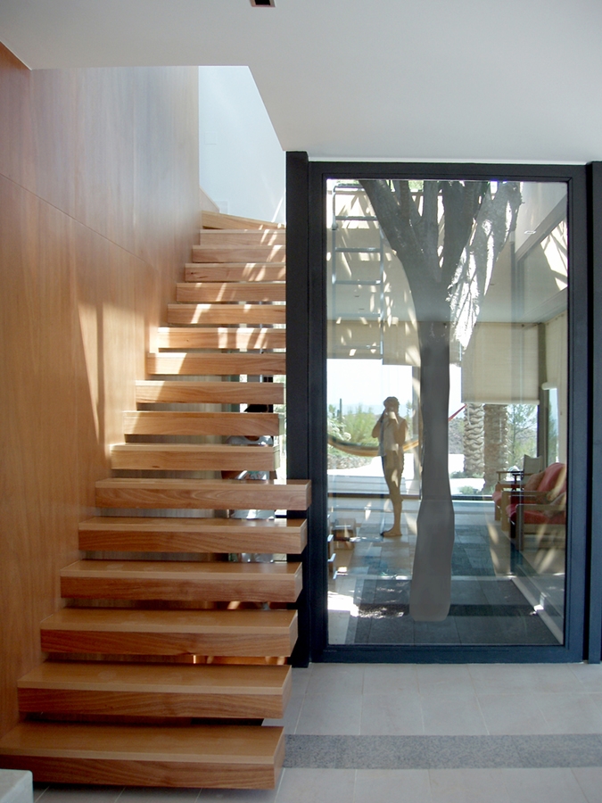 Vivienda entre pinos