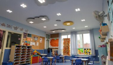 El Ayuntamiento instala en la E.I. Romanillos sistemas avanzados de iluminación y acústica