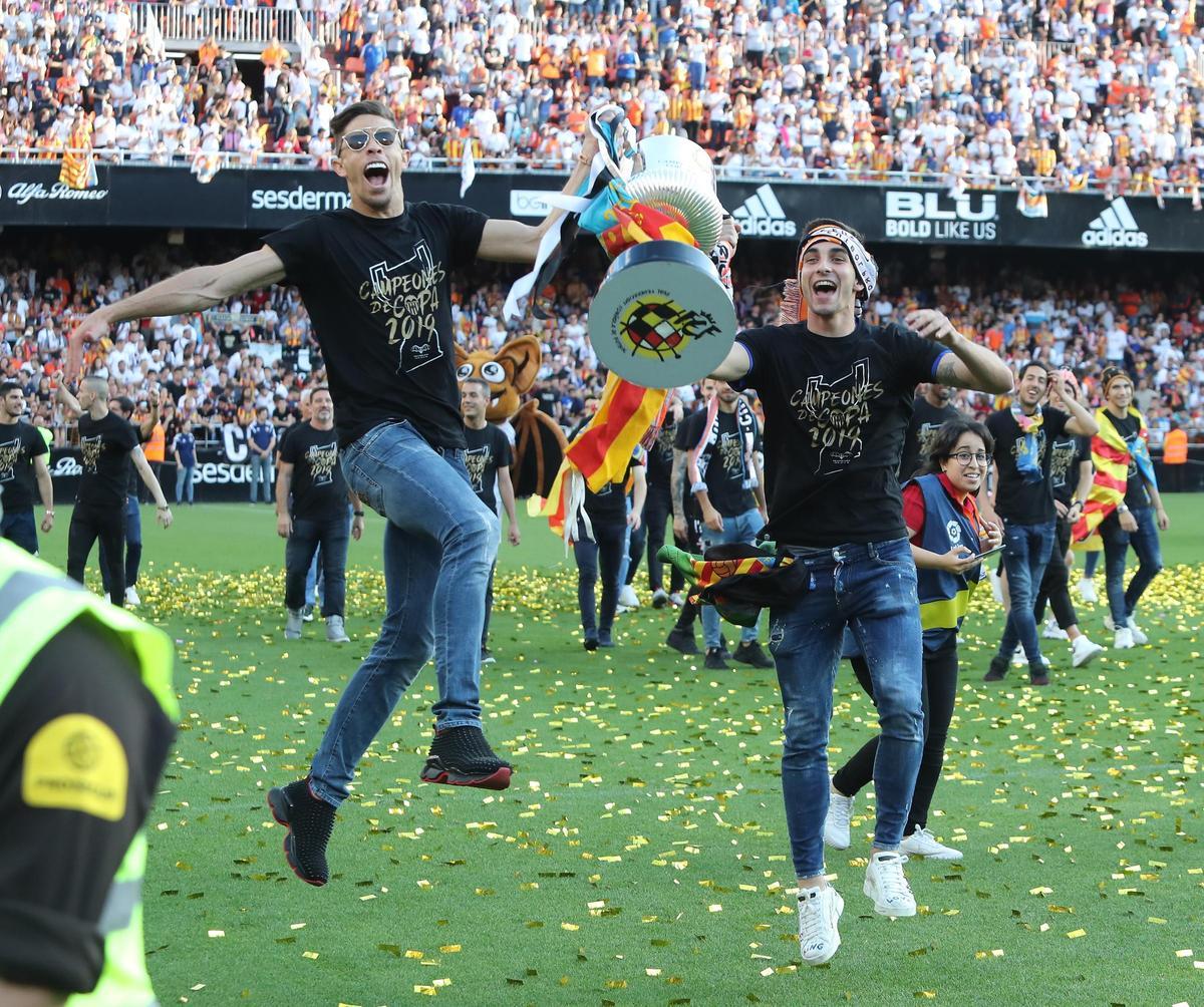 Paulista celebra la Copa del Rey conseguida en 2029