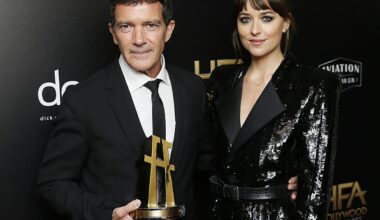 Antonio Banderas y su hijastra Dakota Johnson, un amor incondicional: «Ha sido una de las personas más influyentes de mi vida»