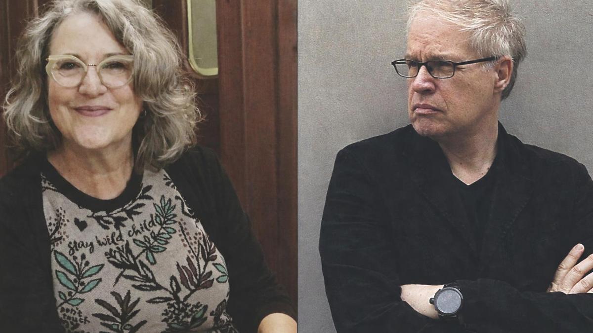 De izquierda a derecha, María Luisa González y Manuel Feo.