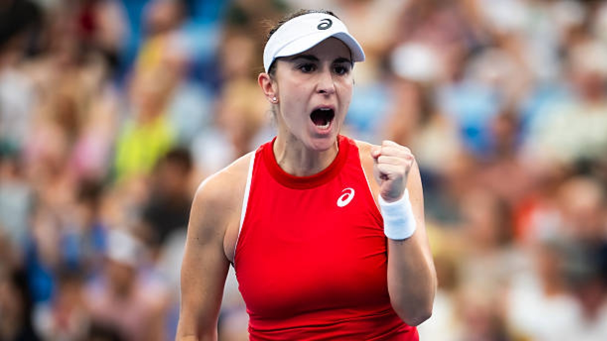 Belinda Bencic gana a Swiatek en United Cup 2026. Foto: gettyimages