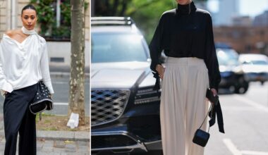 Cómo llevar blusas satinadas con pantalones a la oficina en enero 2026