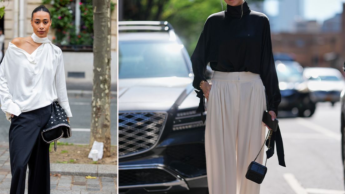 Cómo llevar blusas satinadas con pantalones a la oficina en enero 2026