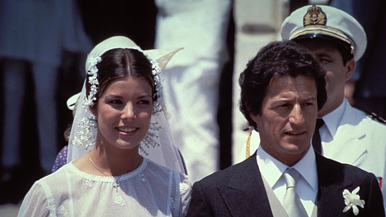 La boda de Junot con Carolina de Mónaco