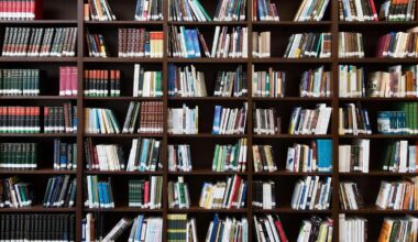 Estantería de biblioteca