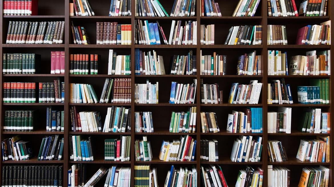 Estantería de biblioteca