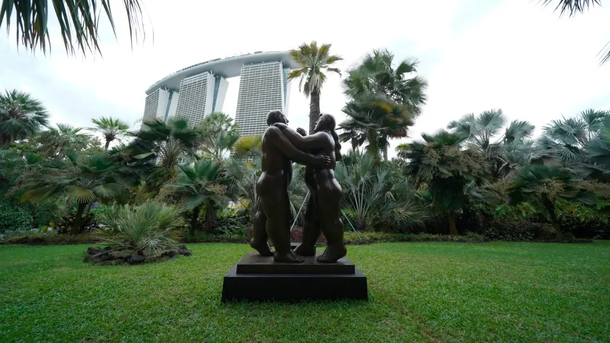 La exposición más grande del maestro Fernando Botero se inauguró en Singapur