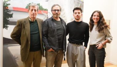 Inauguración en la galería Juan Manuel Lumbreras de Bilbao de exposiciones de Jorge Rubio y Miguel Mendoza