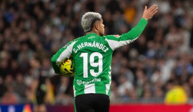 El 'Cucho' Hernández, en la mesa de Mbappé y Lamine Yamal: el 'pichichi' del Betis está en el 'Top 5' más decisivo de LaLiga