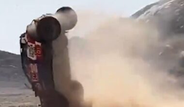 Espeluznante accidente de Jesús Calleja en el Dakar