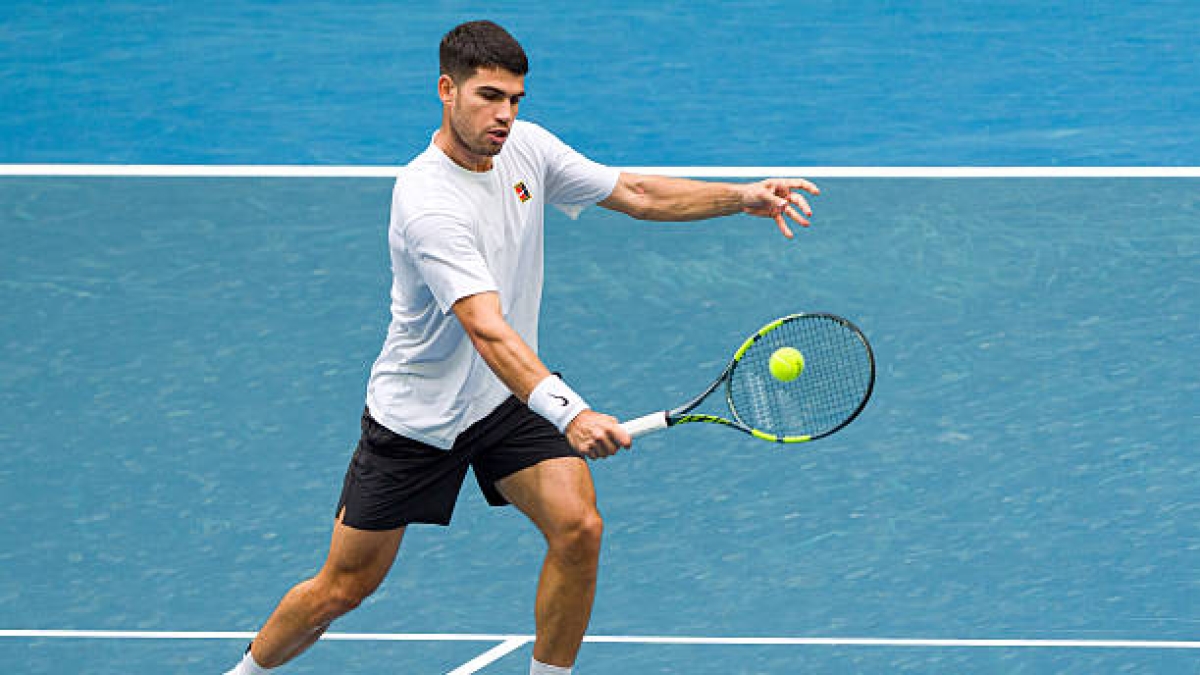 Carlos Alcaraz, distancia como número 1 en Open de Australia 2026. Foto: gettyimages
