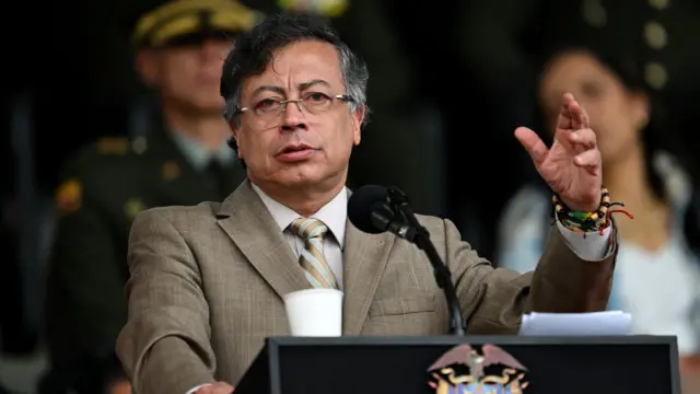 El presidente de Colombia, Gustavo Petro, en Bogotá, el 13 de noviembre de 2025. 