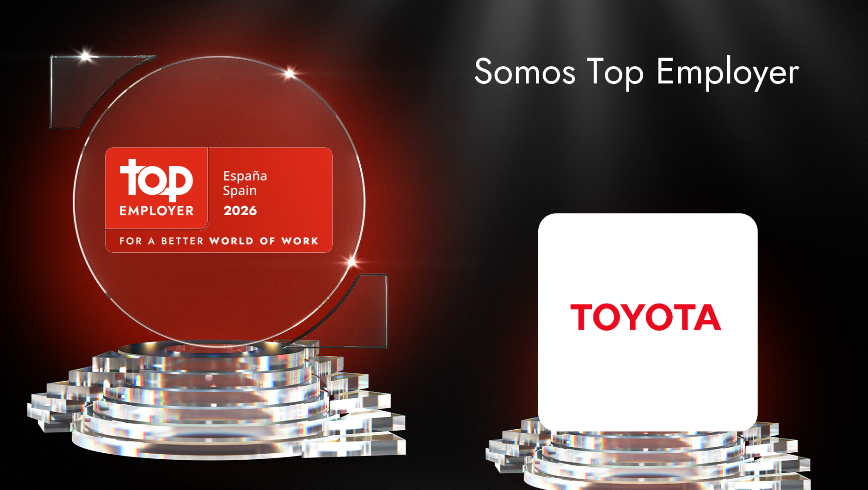 Toyota España, referente en gestión de talento tras ser reconocida como Top Employer 2026