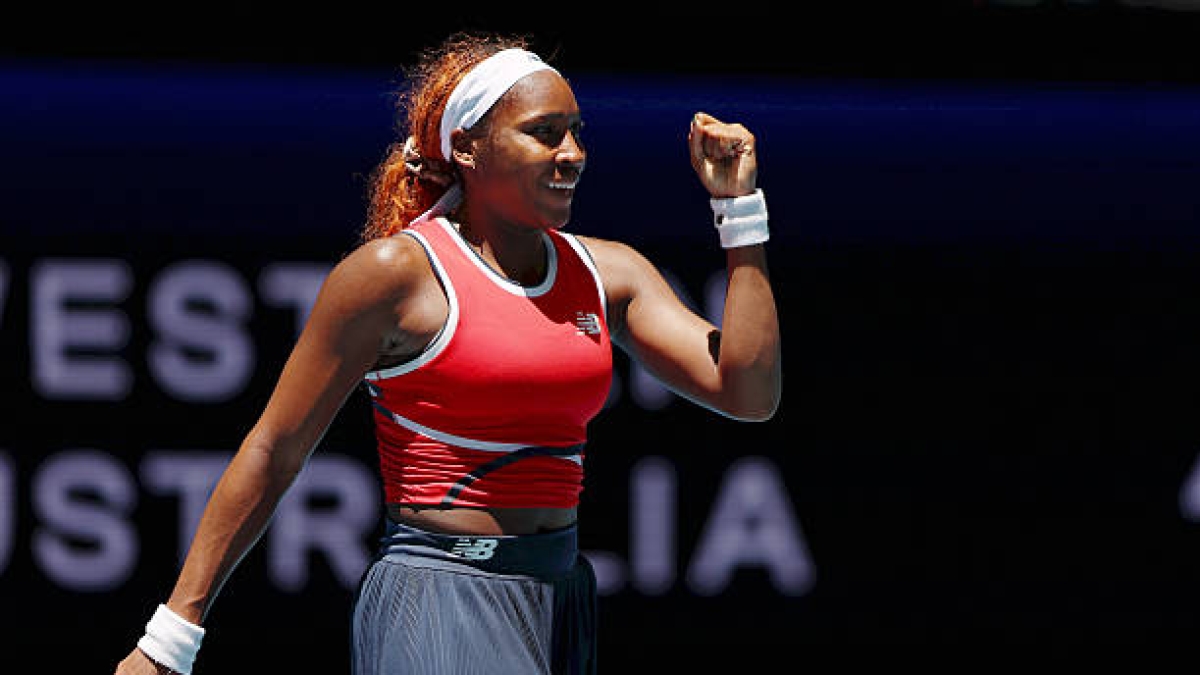 Cori Gauff, heroína estadounidense ante Grecia en United Cup 2026. Foto: gettyimages
