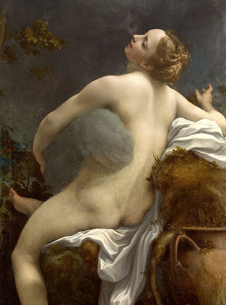 'Júpiter e Ío', de Correggio. Detalle