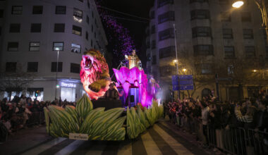 La llegada de SSMM los Reyes Magos a Pamplona y la cabalgata provocarán el lunes por la tarde alteraciones al tráfico en la zona de Magdalena y en el centro de la ciudad
