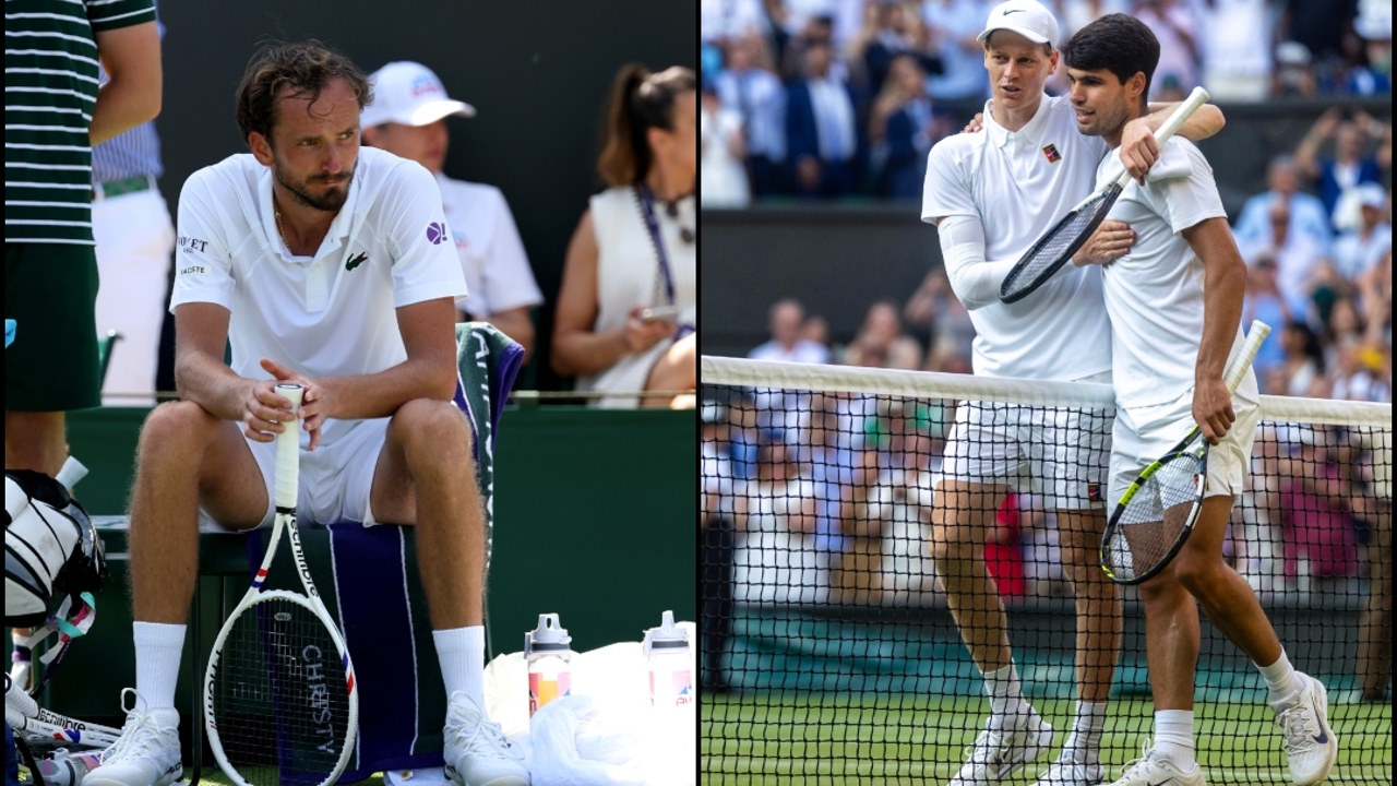 Llamativa afirmación de Medvedev sobre Alcaraz y Sinner: "Es casi imposible que..."