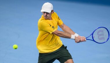 Álex de Miñaur ya está en cuartos de final de la United Cup con Australia.