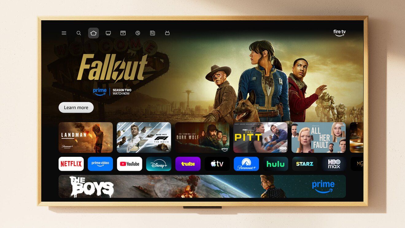 El marco del nuevo televisor Ember Artline de Amazon viene en varios colores para que combine con tu decoración.